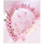 Hippity Hop Rubber Pink Hop Latex Balloons (Pack Of 20 Pcs)