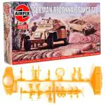 Airfix A02312V German Reconnaissance Set Scale Model Kits 1:76, Kids for 8Yrs+, Multicolour