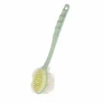 KitchenFest Nylon Bristles Bath Brush Loofah with Ergonomic Long Handle for Refreshing Body, 1 Pcs (Multicolor)