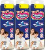 MamyPoko Blue Baby Diapers XL 60 Pieces |Pack of 3