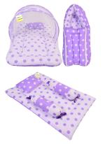KwitchyNew Born Baby Boy’s & Baby Girl’s Bedding Set Mosquito Net Bed Sleeping Bag and Gaddi Set (0-6 Months)