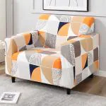 HOKIPO Elastic 1 Seater Sofa Cover Stretchable Slipcover (AR-4093-D4)
