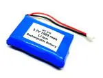 InventoSales 2Pcs 3.7V 1500 mAh 50x35x12mm Li-ion Lithium-ion Rechargeable Battery pack for DIY
