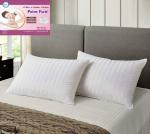 Prime Facie Luxury Vacuum White Microfibre Sleeping Pillow (65 cm x 41 cm) Pack of 2 (p-2 sation pillow 17*27n062)