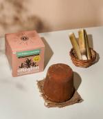 oRegion Natural Sugarcane Jaggery 1000gm| Okhra Pulp| Traditional Process| Iron Wok(Kadhai)