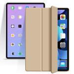 Caseelo Trifold Flip Cover for Apple iPad Air 2 / Air 1 9.7 inch [iPad Air 2 & Air 1 Generation ] Tablet ( A1474 A1475 A1476 A1566 A1567 ) Smart Case Soft Back, Light-Weight Auto Sleep/Wake - Gold