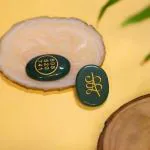 Crystal Divine Green Jade Zibu Coin For Money Success Good Health Zibu Symbols Crystal Coin Money Crystal Zibu Coin Set Zibu Symbols Crystal For Home Decor Items Decorative Item Meditation Accessories