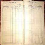 ATISHAY Bank Column Cash Book - 32 x 20 cm - Hard Bound (RED PVC Binding) (340 Pages)