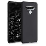 Lustree LG stylo 6 Black Silicone Scratch Resistant and Shock Proof Mobile Dual Back Cover