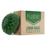Katie Lemongrass Soap Bar For Body, Hand, Face. Cold Pressed With Coconut Oil, Hand-Made, Gift Set For Men & Women (Pack of 2) buy 1 get 1 free