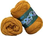 M.G Enterprise wool, Nylon Socks yarn tres Mustard 200 Grams.