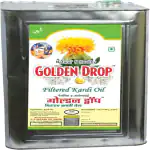 G0ldan dr0p Cold pressed ghaani l Filtered Kardi oil l 15 liter tin l Natural' N Healthy l Safflower Oil