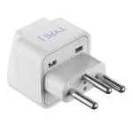Ceptics India to Switzerland, Rwanda, Liechtenstein (Type J) Travel Adapter Plug - CE Certified - RoHS Compliant (GP-11A)