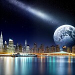 Love Creation 12x18 Size poster print for creative wall art- moonglow-8078(Non Sticker)