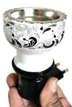 toynetics Special Ceramic Kapoor Dani, Aroma Diffuser, Bakhoor Dani, Essential Oil Diffuser, Incense Burner with Direct Plug-in Electric Shock Proof