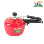 Prestige Apple Plus Powder Coated Aluminium Red Pressure Cooker 2 L