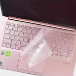 Saco Transparent Silicone Keyboard Protector Skin Cover for ASUS VivoBook 14 inches Laptop