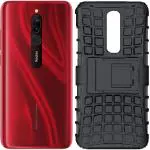 CarryWrap Back Cover for Xiaomi Redmi 8 (Black, Dual Protection)