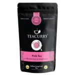 TEACURRY Pink Tea Mix (1 Month Pack, 30 Sachets ) - Helps with Immunity, Weight Loss and Bone Health