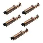 4You Rose Gold Alloy Steel Classic Foot Operated Door Stopper for Home and Office (Pack of 5)