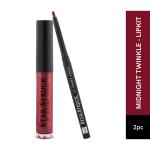 Star Struck by Sunny Leone Midnight Twinkle 2PC Lip Kit (Lip Gloss + Lip Liner)