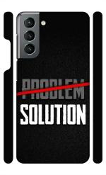 YAPZONE Problem Solution |Designer Printed Hard Back Cover for Samsung Galaxy S22 5G Premium & Attractive Case for Your Smartphone