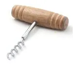 Mosaic Stainless Steel Wine Cork Opener with Wooden Handle 8.5 cm (1BRW-WCOPN-WDH)