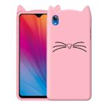 Lejaao Vivo Y91i Rose Gold Silicone Mobile Back Cover