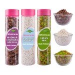Dizzle Mouth Freshener Madhur Chhuhara Special 175gm Madrasi Sonff 180gm Green Mix 210gmCombo Pack of 3