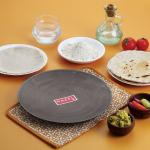 HAZEL Iron Tawa Without Handle For Roti Amboli Traditional Loha/Lokhand Tawa Flat Pan, 27 cm