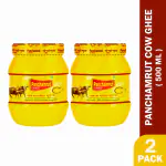 Panchamrut 500ML Desi Cow Ghee|Immunity Booster and 100% Pure Cow Ghee| Cow Ghee  (Pack  of  2)