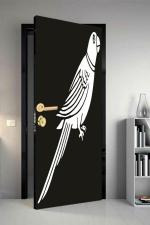 Qth Line Art Dor-2038 Design Door Sticker