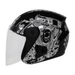 TVS Racing Lark Graphics Helmet - Black L