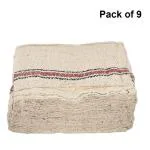 URBAN BUY Cotton floor Cleaning cloth Sweeping cloth Dusting cloth pocha & Multicolour & (Pack of 9)