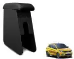 WolkomHome Car Arm Rest Wooden Armrest Black Color with Cushion & Storage Box for tiago 2020