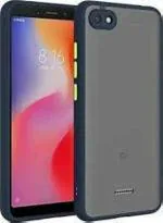 Redmi 6A Blue Silicon Shock Absorbent Mobile Back Case 20.3 x 12.7 x 10.2 cm