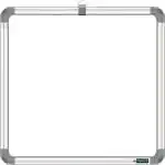SRIRATNA Non Magnetic 1X1 Feet,Double Sided Writing Whiteboard & Green Chalkboard,Pack of 1 Board Whiteboards (White, Green)