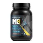 MuscleBlaze 100% Whey Protein, Ultra Premium Blend with Whey Protein Concentrate & Whey Protein Isolate, 25 g Protein per Scoop (Rich Milk Chocolate, 750 g / 1.65 lb)