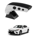 Oshotto Dual Tone Car Armrest Console Black & Chrome Compatible with Toyota Camry