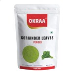 OKRAA Coriander Leaves Powder ( Dehydrated Coriander Leaf ) - 500 GM