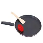 Linasha Non Stick Dosa Tawa/Chilla pan/Uttapam Flat Tawa With Handle Multi Purpose Use Cookware Set