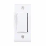 Klick One Way Switch, Single Pole Light Switch, Fire Retardant, for Homes, Offices and More (6A, 240V, Pack Of 10)