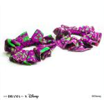 Disney Hair Drama Company Indie Minnie Scrunchies Set Of 2(One Size) , Girls, 9Y+ (Purple)