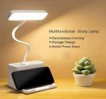 KNMSTORES10 W Stepless Dimmable Study Reading Eye Protection Rechargeable Touch Controlled LED Table Lamp 3 Gear Lighting LED Desk Lamp with Pen Holder(with 2000mAh Lithium-ion Battery A03