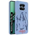 Fashionury realme NARZO 70x 5G Back Cover | Glossy Soft Silicon Flexible | Camera Bump Protection | All Side Shock Proof Silicon Designer Back Case Cover for realme NARZO 70x 5G -MB681