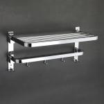 The Golden Theory Ochron Stainless Steel Foldable Double Towel Rack / Towel hanger for bathroom / Towel stand . Wall Mounted Items For Bathroom Accessories, Sink / Wash Basin. Heavy Duty Bathroom Accessories Set Of 1.