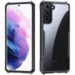 Kasba Galaxy S21 And S21Plus Black Plastic Back Cover Case