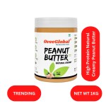 OveeGlobal High Protein All Natural Creamy Peanut Butter 1kg