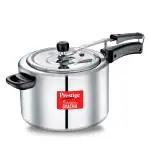 Prestige Nakshatra Svachh Aluminium Inner Lid Pressure Cooker with Unique Deep Lid for Spillage Control, 8 L
