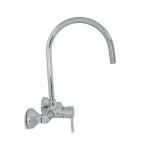 JAQUAR FLORENTINE Series Wall Mounted HOT AND COLD BASIN MIXER (Chrome) | CENTER LEVER, Brass Body Water Tap/ Faucet/ Cock for Bathroom / Kitchen Wash Basin | FLR-CHR-5165
